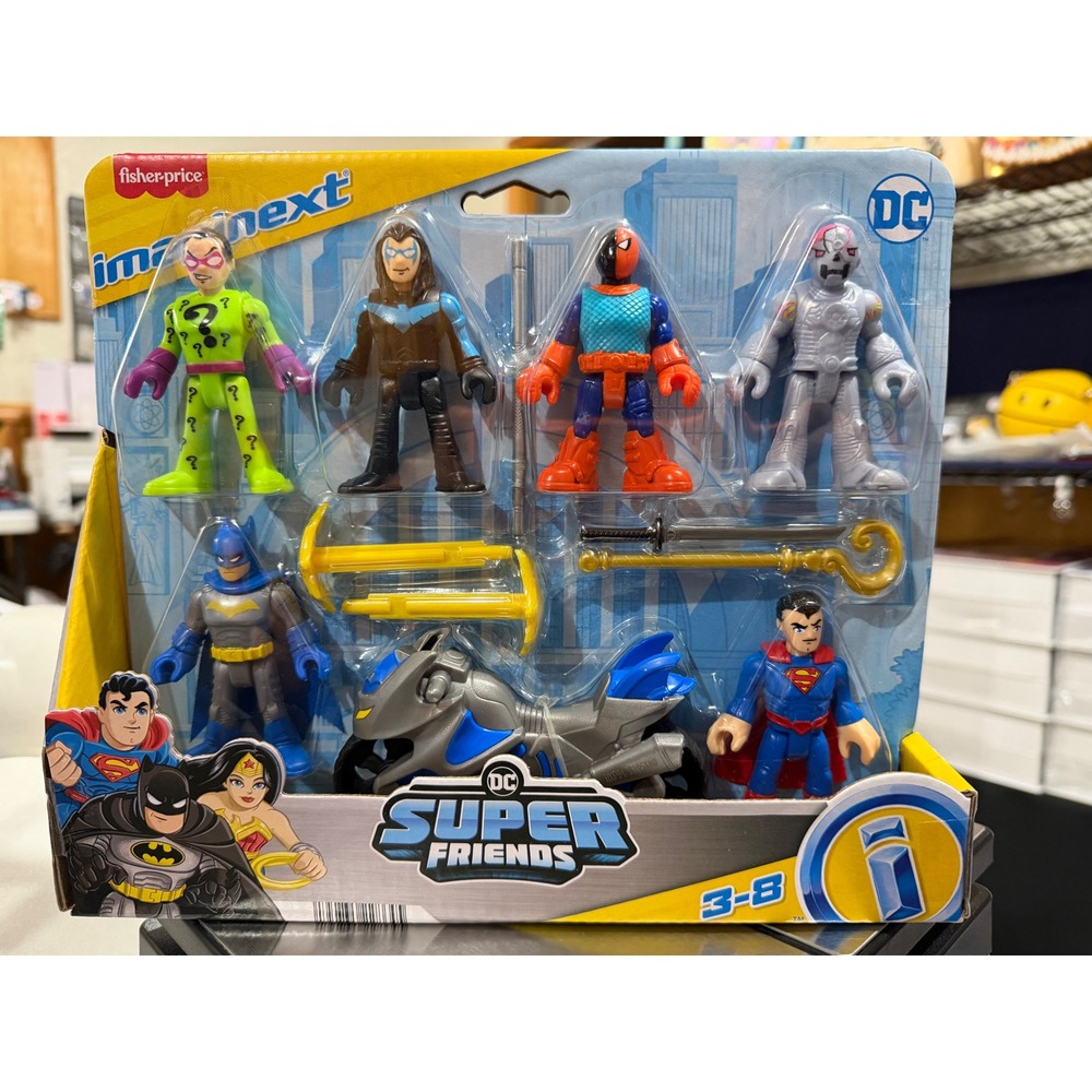 Fisher-Price Imaginext DC Super Friends Deluxe Figure Pack Batman Superman